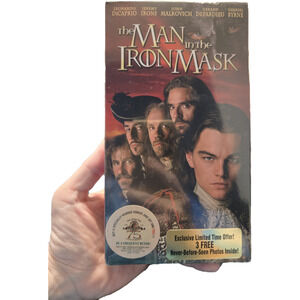 The Man in the Iron Mask VHS (Brand New & Factory Sealed) Musketeers